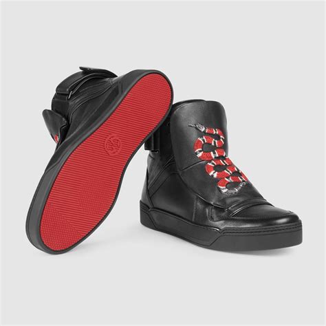 high top gucci snakes|Gucci high top sneakers.